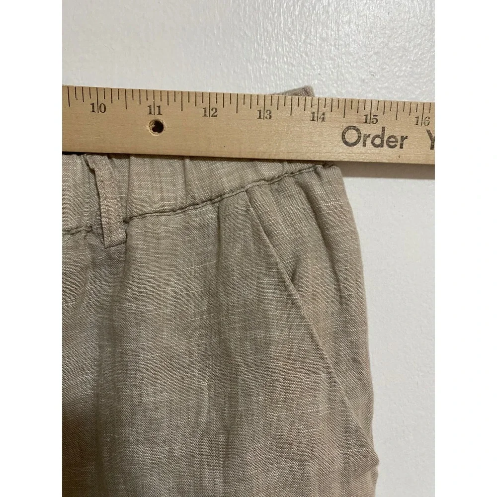 Quince 100% European Linen Pants Womens S Flax Beige Straight Leg Minimalist